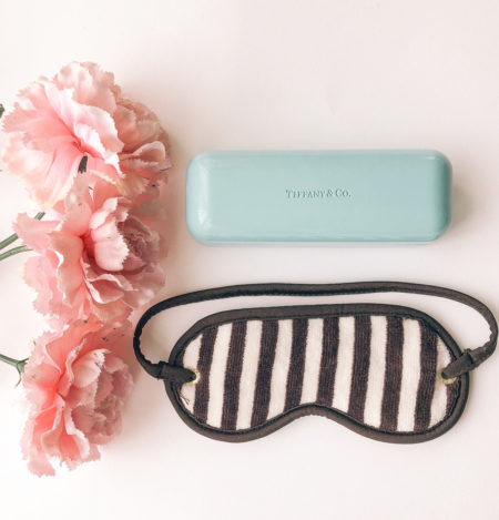 Eye mask - 7 Items You Need On Your Nightstand at the Honey Scoop