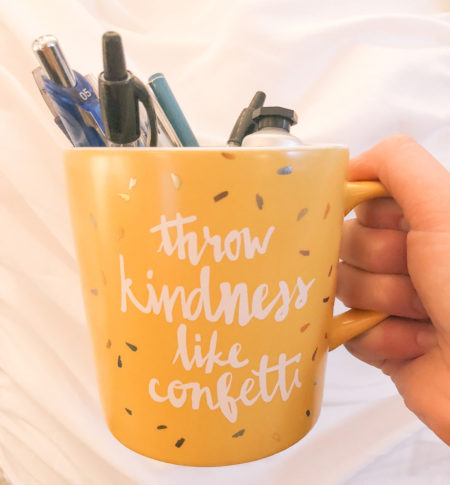 Cute mug - 7 Items You Need On Your Nightstand at the Honey Scoop